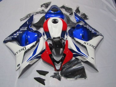 Branco Azul Vermelho DREAM Kits Completo Carenagem Moto Honda CBR 600RR 09-12