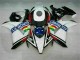 Branco Azul Vermelho Eurobet Lee Carenagem Moto Honda CBR 1000RR 08-11 Branco Azul Vermelho Eurobet Lee Carenagem Moto Honda CBR 1000RR 08-11