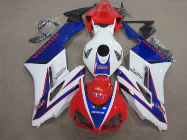 Branco Azul Vermelho HRC Carenagem Moto Honda CBR 1000RR 04-05