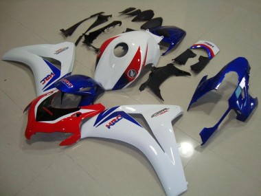 Branco Azul Vermelho HRC Kits Carenagem Moto Honda CBR 1000RR 08-11