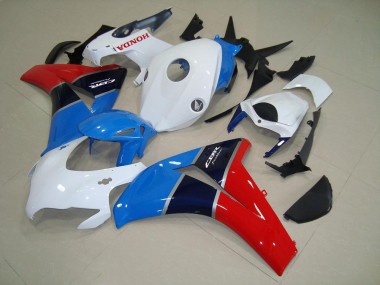 Branco Azul Vermelho Kit Carenagem Moto Honda CBR 1000RR 08-11