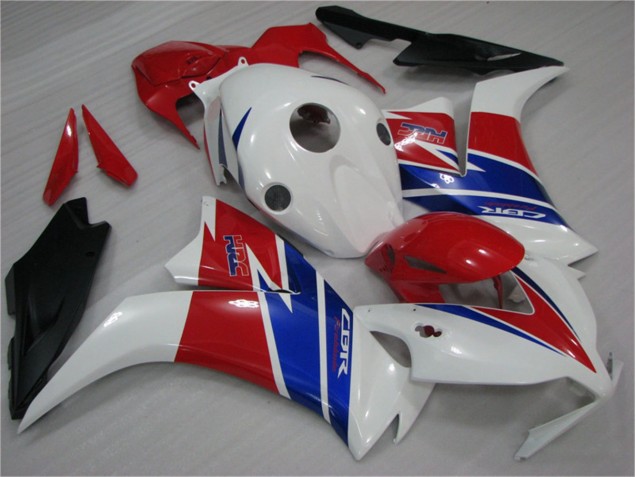 Branco Azul Vermelho Moto Plásticos Honda CBR 1000RR 12-16 Branco Azul Vermelho Moto Plásticos Honda CBR 1000RR 12-16