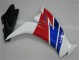 Branco Azul Vermelho Moto Plásticos Honda CBR 1000RR 12-16 Branco Azul Vermelho Moto Plásticos Honda CBR 1000RR 12-16