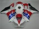 Branco Azul Vermelho Moto Plásticos Honda CBR 1000RR 12-16 Branco Azul Vermelho Moto Plásticos Honda CBR 1000RR 12-16