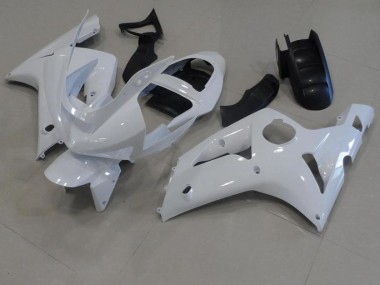 Branco Carenagem Moto Kawasaki ZX6R 03-04