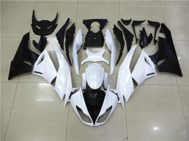 Branco Carenagem Moto Kawasaki ZX6R 09-12