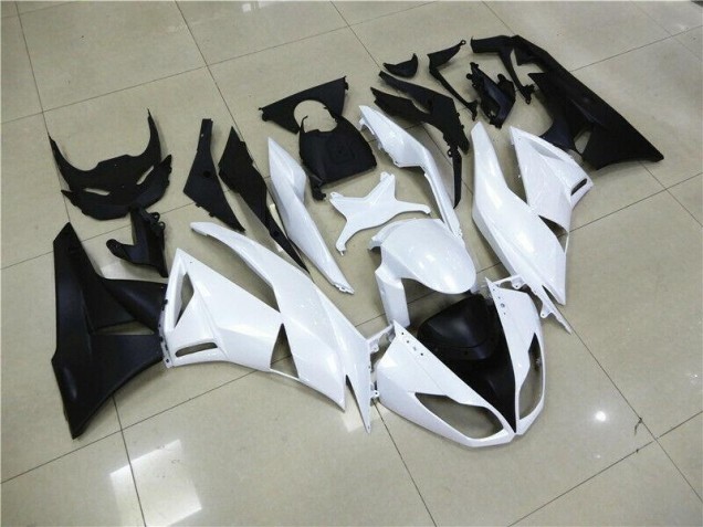 Branco Carenagem Moto Kawasaki ZX6R 09-12