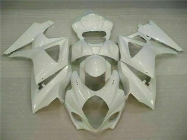 Branco Carenagem Moto Suzuki GSXR 1000 K7 07-08