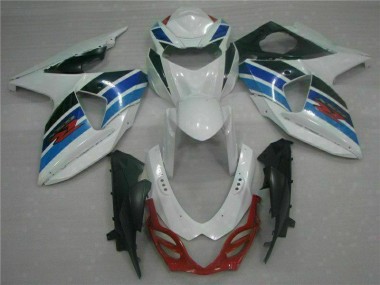 Branco Carenagem Moto Suzuki GSXR 1000 K9 09-16