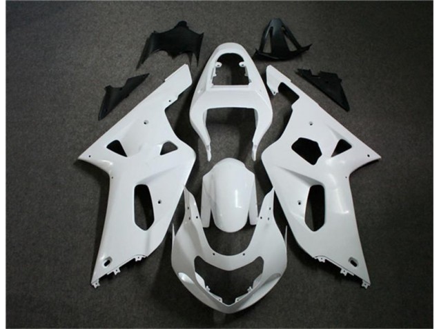 Branco Carenagem Moto Suzuki GSXR 600 / 750 K1 K2 K3 01-03 Branco Carenagem Moto Suzuki GSXR 600 / 750 K1 K2 K3 01-03