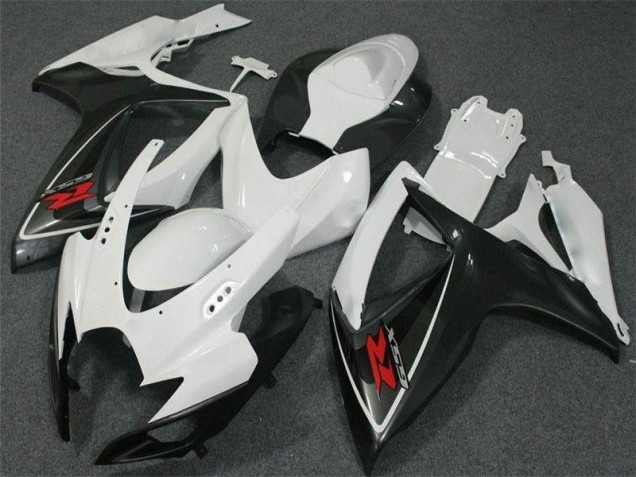 Branco Carenagem Moto Suzuki GSXR 600 / 750 K6 06-07 Branco Carenagem Moto Suzuki GSXR 600 / 750 K6 06-07