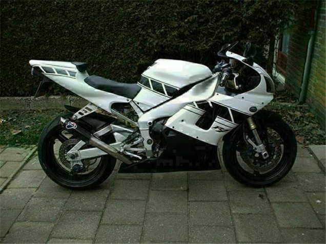 Branco Carenagem & Plástico Moto Yamaha R1 00-01 Branco Carenagem & Plástico Moto Yamaha R1 00-01