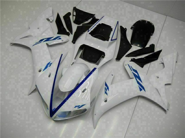 Branco Carenagem & Plástico Moto Yamaha R1 02-03 Branco Carenagem & Plástico Moto Yamaha R1 02-03