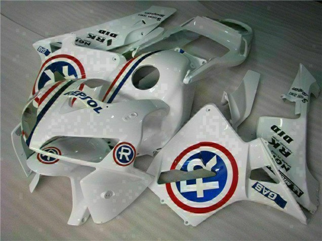 Branco Carroçaria Moto Honda CBR 600RR 05-06