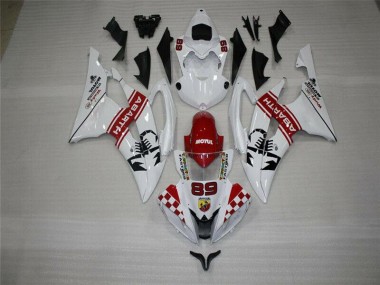 Branco Carroçaria Moto Yamaha R6 08-16