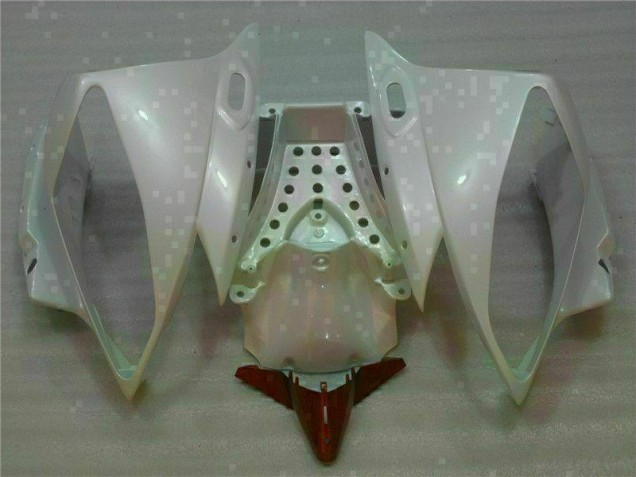 Branco Castanho Carenagem Moto Yamaha R6 06-07 Branco Castanho Carenagem Moto Yamaha R6 06-07