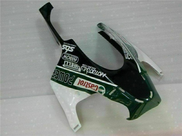 Branco Castrol 4 Carenagem Moto Honda CBR 1000RR 08-11 Branco Castrol 4 Carenagem Moto Honda CBR 1000RR 08-11