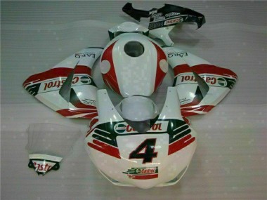 Branco Castrol 4 Carenagem Moto Honda CBR 1000RR 08-11