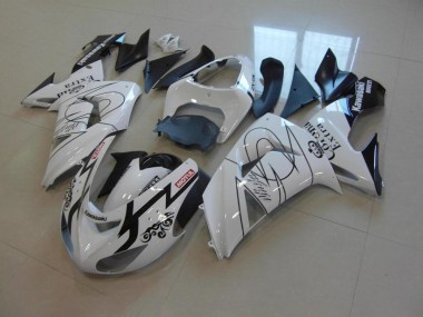 Branco Corona Carenagem Moto Kawasaki ZX10R 06-07