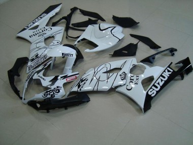 Branco Corona Carenagem Moto Suzuki GSXR 1000 K5 05-06