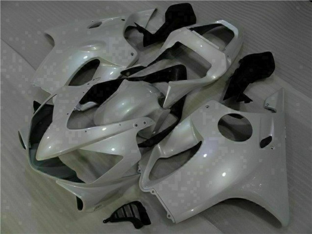 Branco Kit Carenagem Moto Honda CBR 600 F4i 01-03 Branco Kit Carenagem Moto Honda CBR 600 F4i 01-03