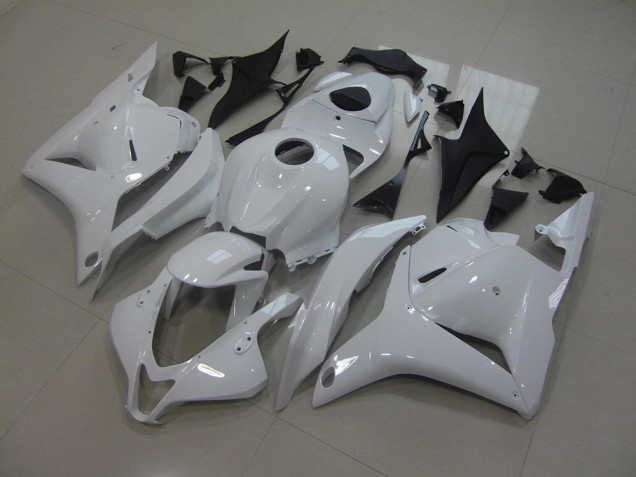 Branco Kit Carenagem Moto Honda CBR 600RR 09-12 Branco Kit Carenagem Moto Honda CBR 600RR 09-12
