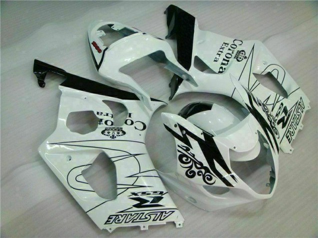 Branco Kit Carenagem Moto Suzuki GSXR 1000 K3 03-04 Branco Kit Carenagem Moto Suzuki GSXR 1000 K3 03-04