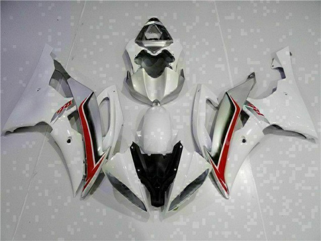 Branco Kit Carenagem Moto Yamaha R6 08-16 Branco Kit Carenagem Moto Yamaha R6 08-16