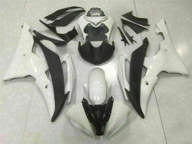 Branco Kit Carenagem Moto Yamaha R6 08-16 Branco Kit Carenagem Moto Yamaha R6 08-16