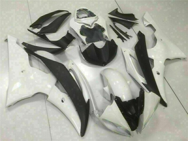 Branco Kit Carenagem Moto Yamaha R6 08-16 Branco Kit Carenagem Moto Yamaha R6 08-16