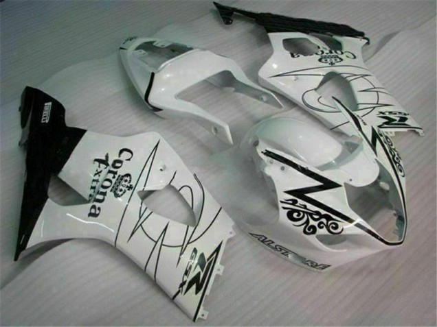 Branco Kit Completo Carenagem Moto Suzuki GSXR 1000 K3 03-04 Branco Kit Completo Carenagem Moto Suzuki GSXR 1000 K3 03-04