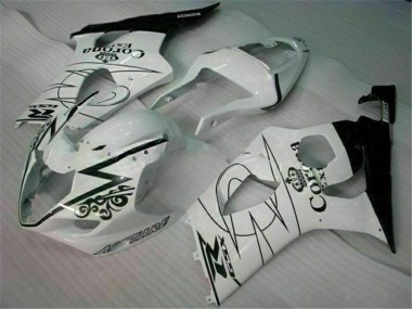 Branco Kit Completo Carenagem Moto Suzuki GSXR 1000 K3 03-04