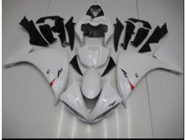 Branco Kit Completo Carenagem Moto Yamaha R1 09-11 Branco Kit Completo Carenagem Moto Yamaha R1 09-11