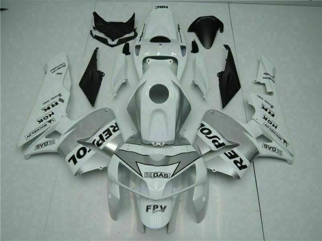Branco Kits Carenagem Moto Honda CBR 600RR 05-06 Branco Kits Carenagem Moto Honda CBR 600RR 05-06