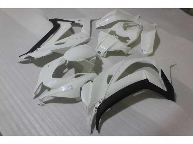 Branco Kits Carenagem Moto Kawasaki ZX10R 16-19 Branco Kits Carenagem Moto Kawasaki ZX10R 16-19
