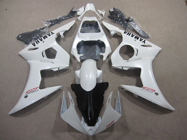 Branco Kits Carenagem Moto Yamaha R6 03-05 Branco Kits Carenagem Moto Yamaha R6 03-05