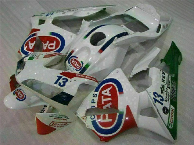 Branco Kits Completo Carenagem Moto Honda CBR 600RR 03-04 Branco Kits Completo Carenagem Moto Honda CBR 600RR 03-04