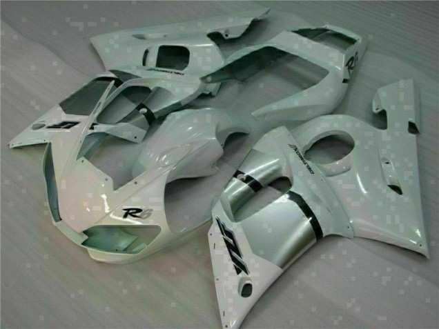 Branco Kits Completo Carenagem Moto Yamaha R6 98-02 Branco Kits Completo Carenagem Moto Yamaha R6 98-02