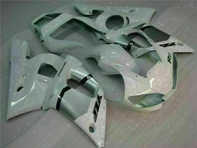 Branco Kits Completo Carenagem Moto Yamaha R6 98-02 Branco Kits Completo Carenagem Moto Yamaha R6 98-02