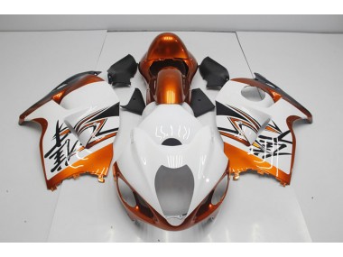 Branco Laranja Carenagem Moto Suzuki GSXR 1300 Hayabusa 96-07
