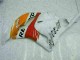 Branco Laranja Repsol Carenagem Moto Honda CBR 600RR 09-12 Branco Laranja Repsol Carenagem Moto Honda CBR 600RR 09-12