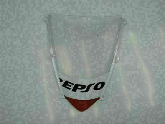 Branco Laranja Repsol Carenagem Moto Honda CBR 600RR 09-12 Branco Laranja Repsol Carenagem Moto Honda CBR 600RR 09-12
