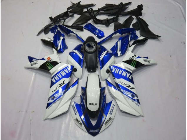 Branco Monster Carenagem Moto Yamaha R3 15-22 Branco Monster Carenagem Moto Yamaha R3 15-22