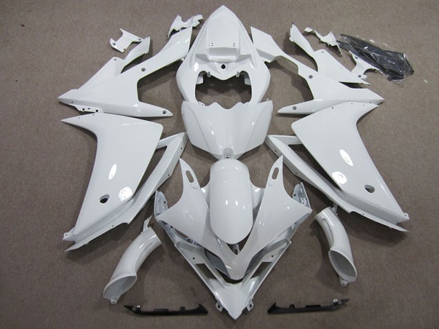 Branco Moto Plástico Yamaha R1 07-08 Branco Moto Plástico Yamaha R1 07-08