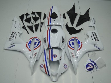 Branco Moto Plásticos Honda CBR 600RR 07-08
