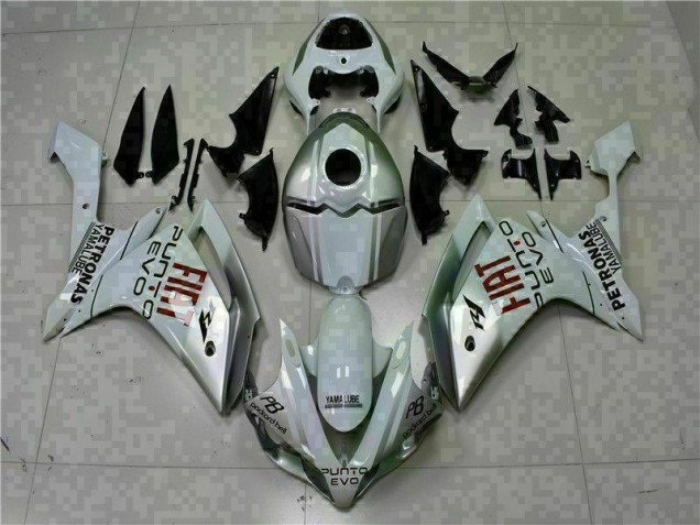 Branco Moto Plásticos Yamaha R1 07-08 Branco Moto Plásticos Yamaha R1 07-08
