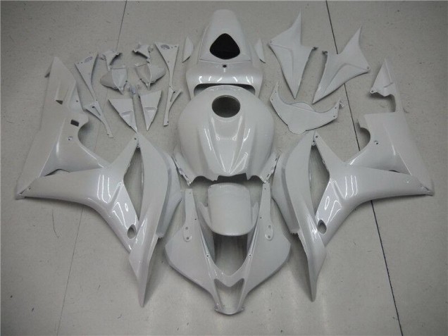 Branco Pérola Abs Carenagem Moto Honda CBR 600RR 07-08