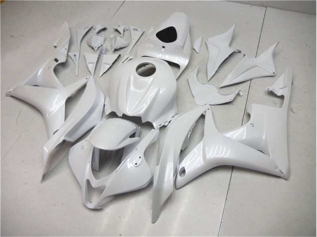 Branco Pérola Abs Carenagem Moto Honda CBR 600RR 07-08