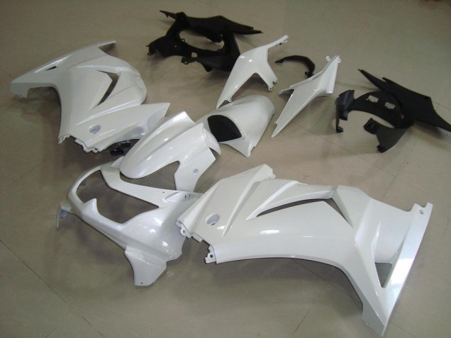 Branco Pérola Carenagem Moto Kawasaki ZX 250R 08-12 Branco Pérola Carenagem Moto Kawasaki ZX 250R 08-12