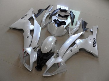Branco Pérola Estilo OEM Carenagem Moto Yamaha R6 08-16